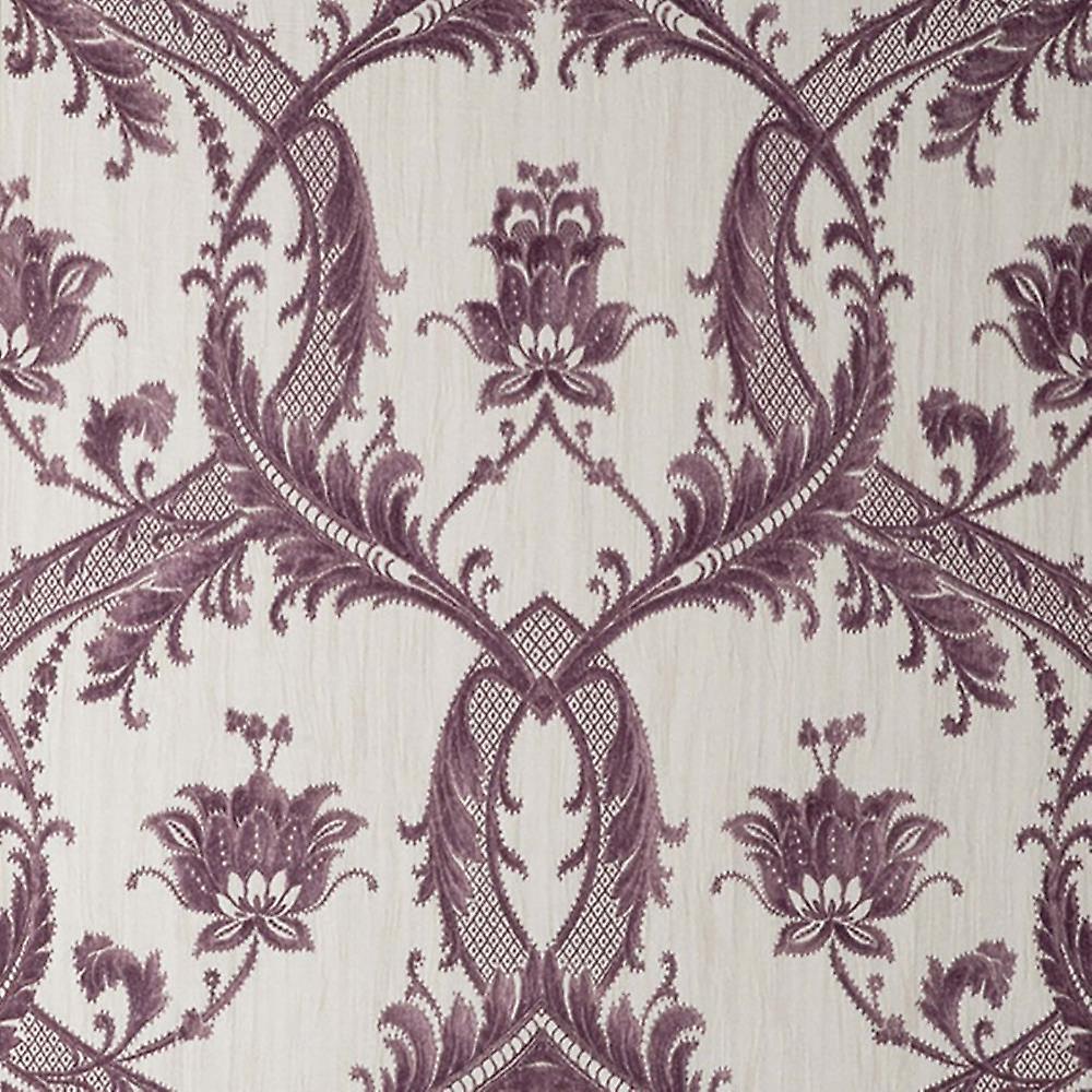 Vymura Damask Purple Wallpaper