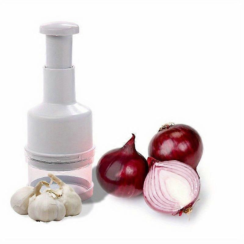 1pc, Vegetable Cutter, Multifunctional Garlic Masher, Garlic Grinder, Garlic Crusher, Vegetable Chopper, Creative Fruit Crusher, Manual Garlic Masher,