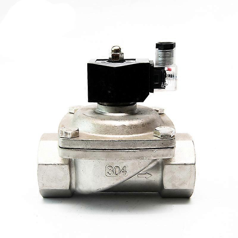 1" Normally Closed Brass 24VDC 12VDC 110VAC 220v Non Hot Solenoid Valve For 24 hours Working Solenoid Valve1"