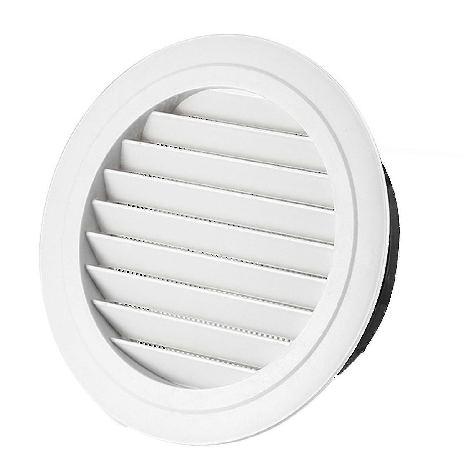Decorative Air Vent Cover Round Ventilation Grill Outlet With Built-in Screen Mesh
