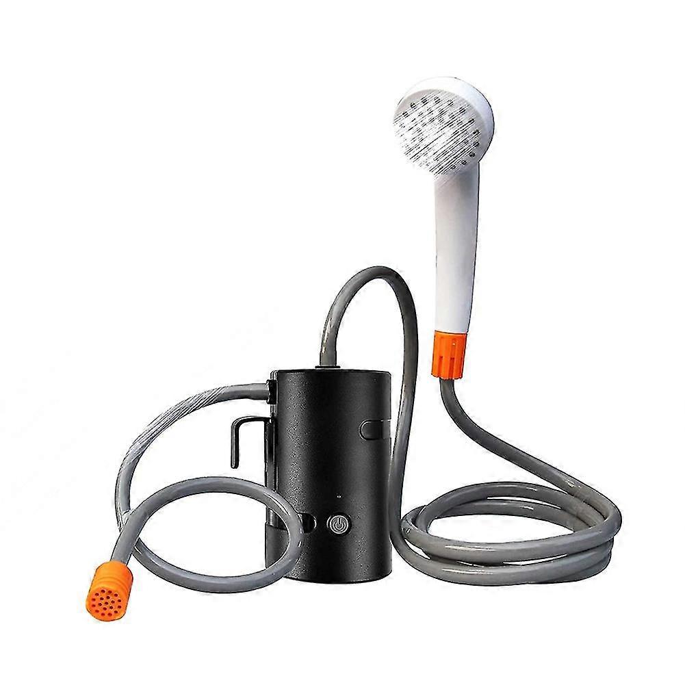 ポータブル屋外シャワー、IPX7防水&USB充電式ポンプ、ハイキング旅行スポーツキャラバン用