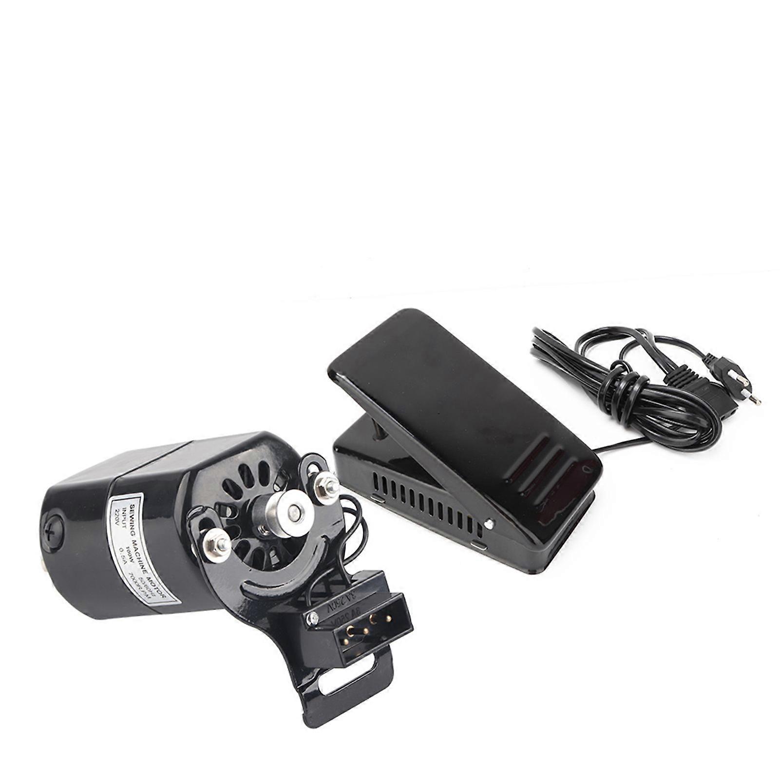 100W Sewing Machine Motor & Foot Pedal Kit Set Domestic Sewing Machine ...