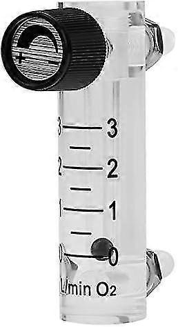 0-3LPM Flow Meter, Sensors LZQ-2 Gas Regulator Air Flow Meters with Regulating Valve for Oxygen/Air/Gas