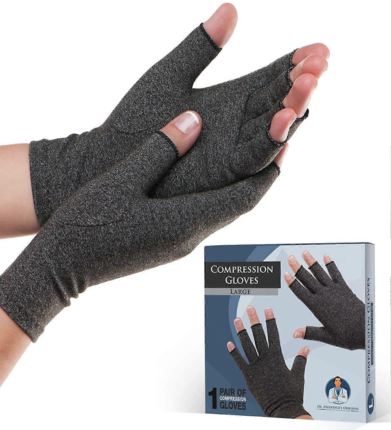 Anti-Arthritis Gloves (Pair) - Providing Warmth and CompressionL Size