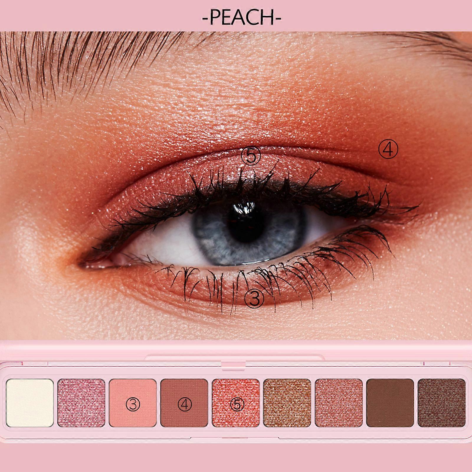 Nine-Color Eyeshadow Glitter Pearl Sequins Beginner Eyeshadow 13.5g