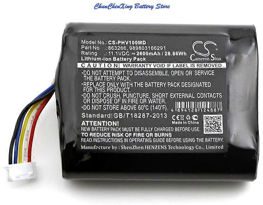 CS 2600mAh / 3400mAh Akku für Philips VS2+ Monitore Monitor VS1 VS2 Vsi SureSigns VM1 tragbarer Monitor