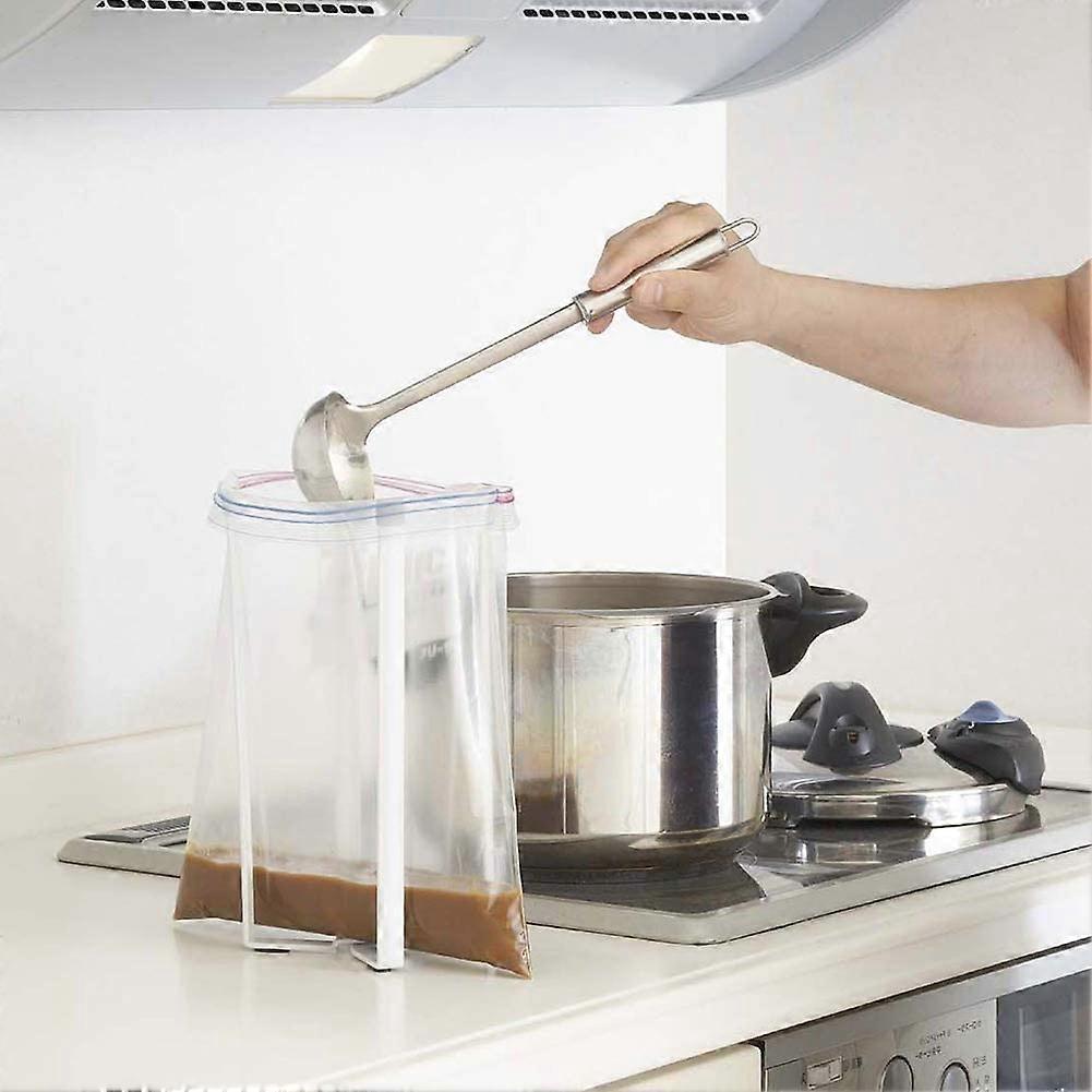 Multi-functional Kitchen Storage Rack Tool Stand Plastic Bag Eco Holder