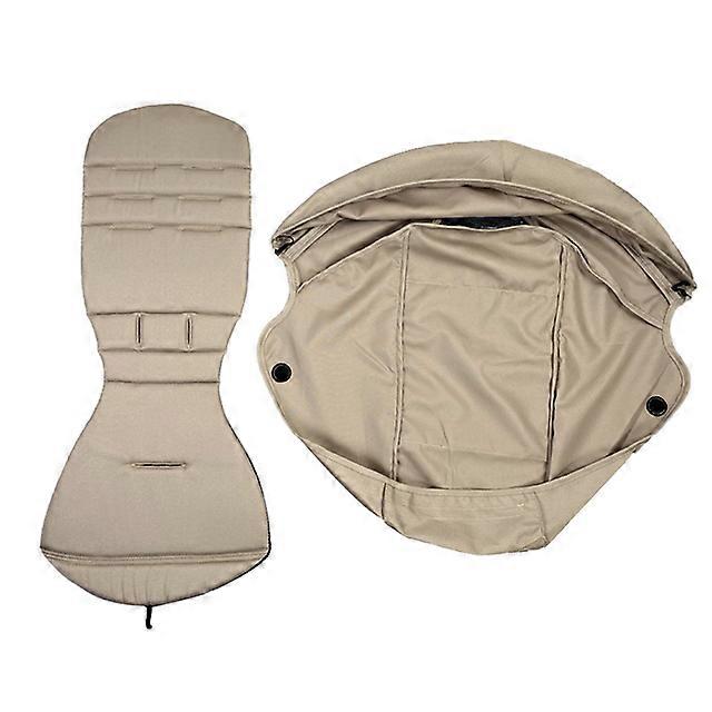 Baby Stroller Accessories 175 Degrees Stroller Hood & Mattress For Babyzen yoyo yoya Cover With Back Zipper Pocket
