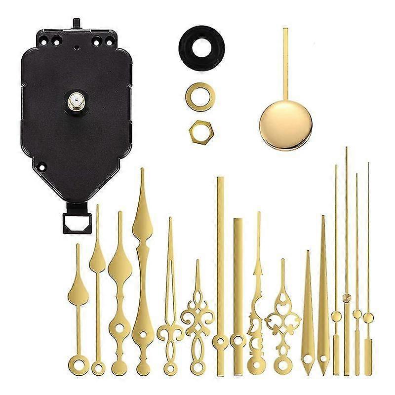 Wall Silent Pendulum Quartz Clock Movement, Pendulum Clock Mechanism Parts Motor Replacement DIY Re