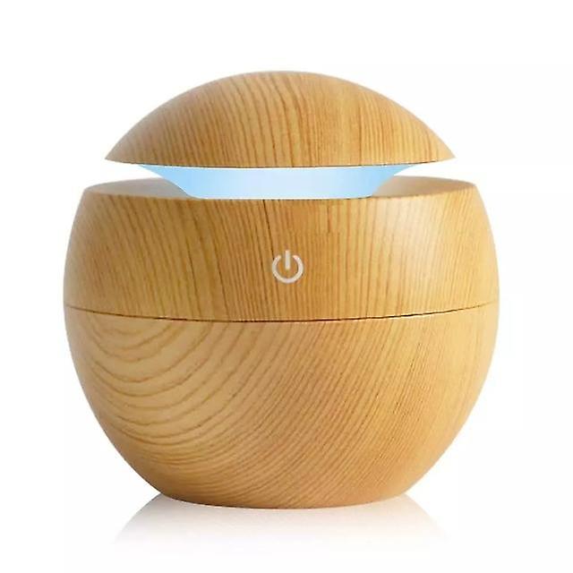 Mini Atomizing Humidifier Ultrasonic Home Creative Wood Grain Desktop Mute Aroma Diffuser Air Humidifier
