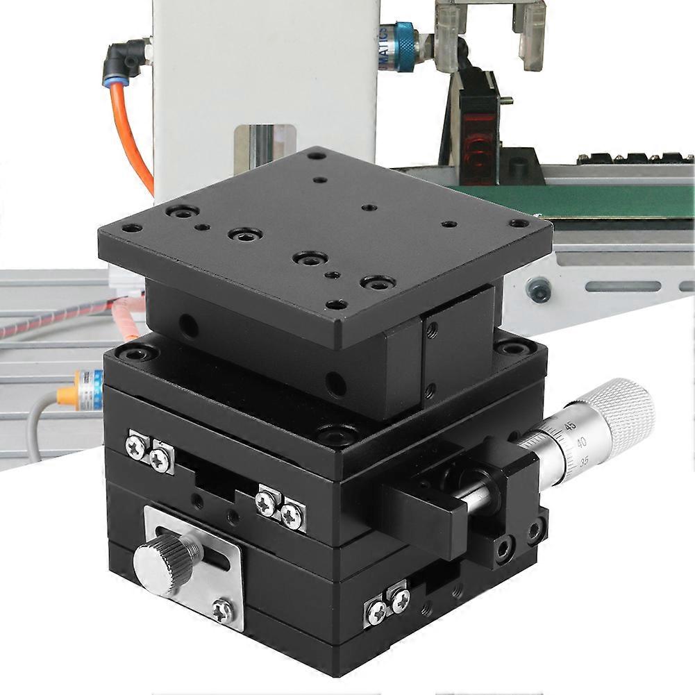 thumbnail image 2 of Findmall XYZ 60x60mm 3-Axis Linear Stage Cross Roller Trimming Platform – Micrometer Adjustment (SEMXZ-60) 2 of 3