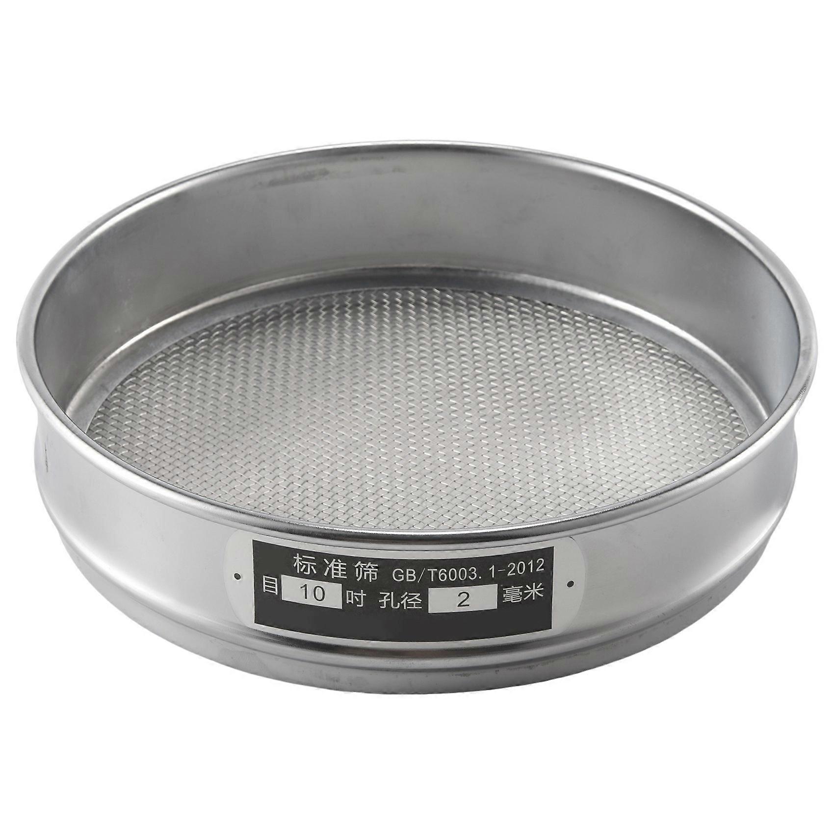 Heavy Duty Garden Riddle Sieve Mesh Soil Sift Compost Seed Tray Tool-10 (2mm)