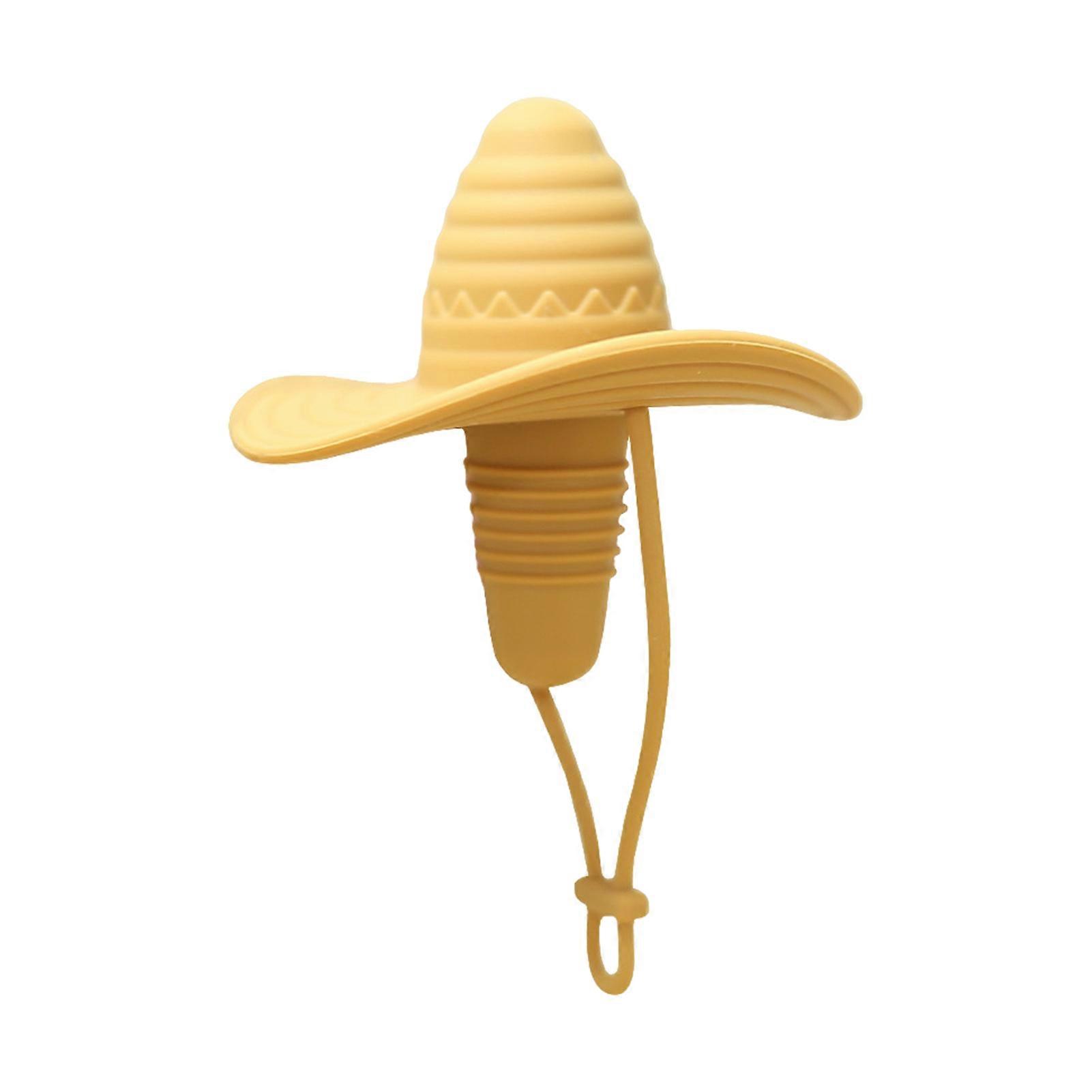 Silicone Red Wine Cowboy Hat Wine Cork Stopper Food-grade Bottle Seal for Bottles of Wine Spirits Beer Champagne Fun Party Accessory Gift