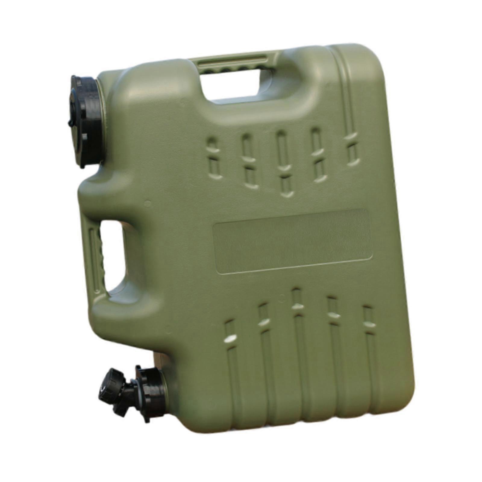 Water Container with Faucet Portable Water Bucket for Camping Driving Hiking 11 L