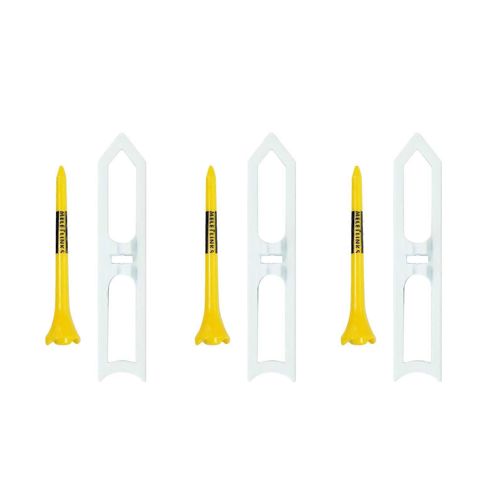 3Pcs Golf Tee Golf Mat Tees for Driving Range Outdoor Practice Golf Training