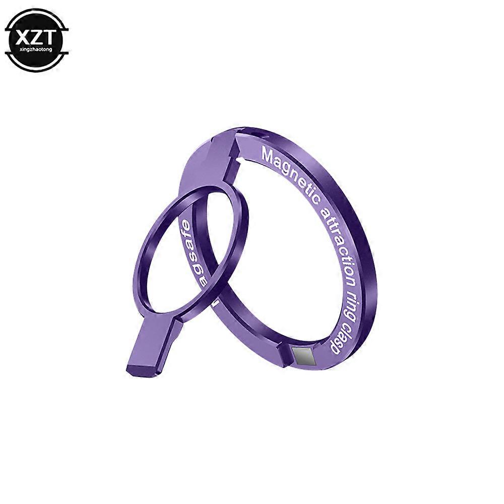 أحدث قرص المغناطيسي الدائري حامل الهاتف لهاتف iPhone 12 13 14 mini pro max رقيقة جدا معدنية المغناطيسية الدائري مشبك حامل الهاتف