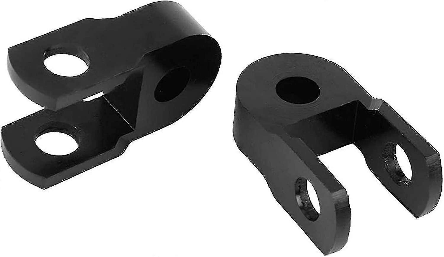 Extension de hauteur d'amortisseur arrière universel pour moto, 3 cm, châssis noir, pour modification de moto, 2 pièces