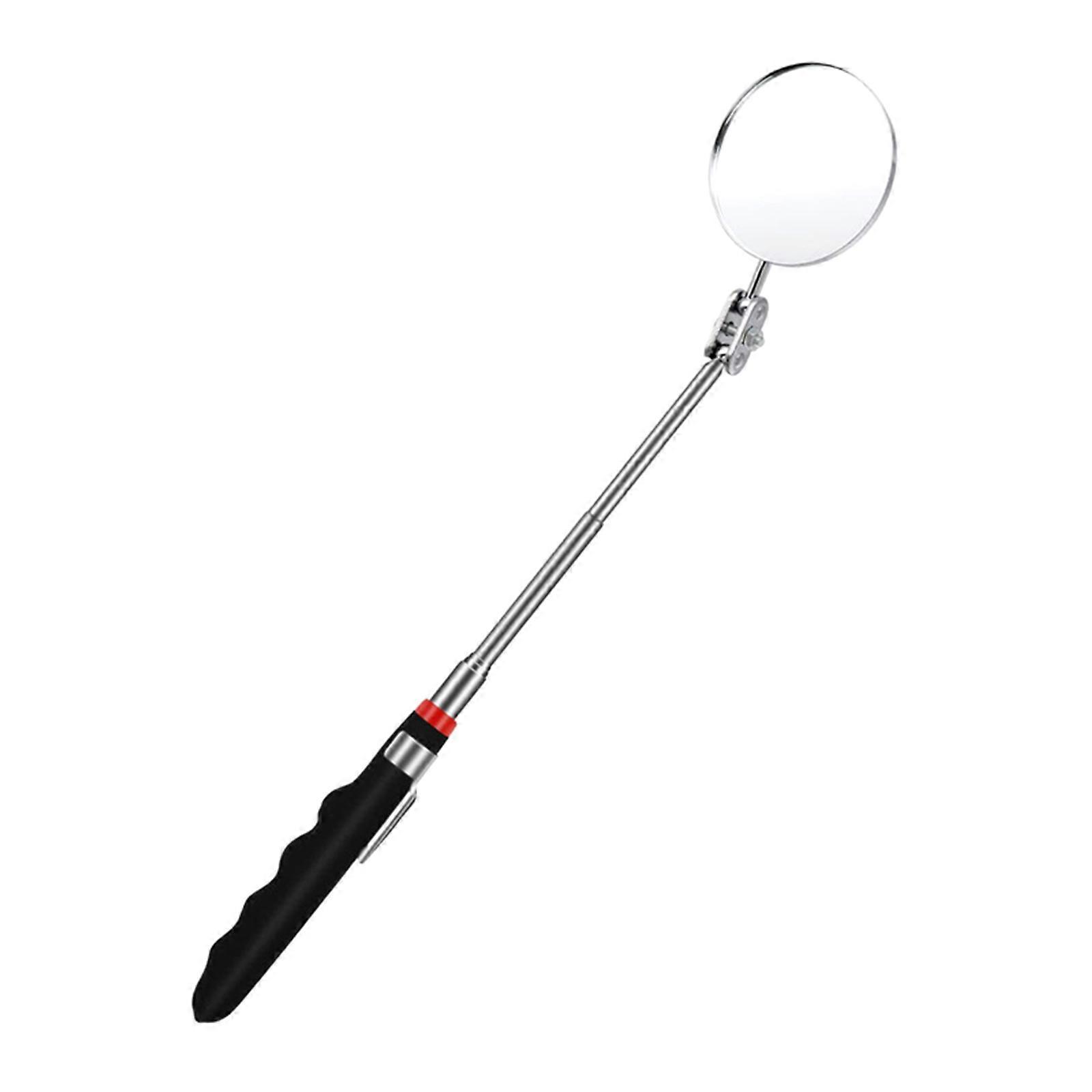 Telescoping Inspection Mirror Adjustable Observe Inspection Mirror Tool Round