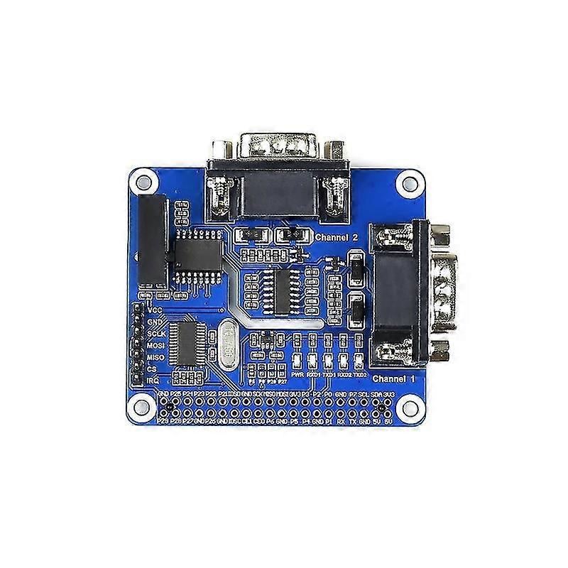 Dual-channel Isolated Rs232 Expansion Board Module Sc16is752+sp3232 Solution For