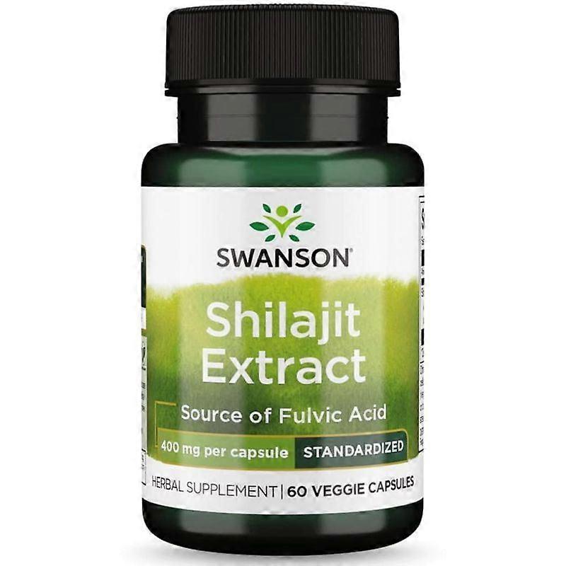 Swanson Shilajit Extract 400mg Capsules 60