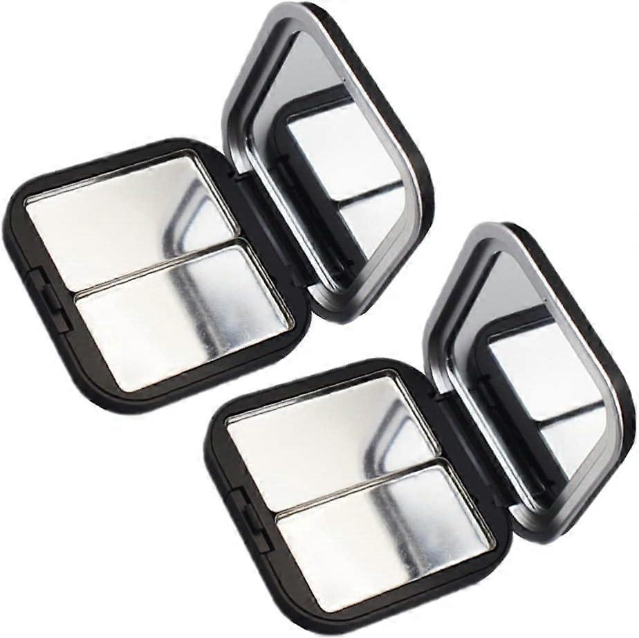 2Pcs Empty Magnetic Eyeshadow Refillable Makeup Storage Box