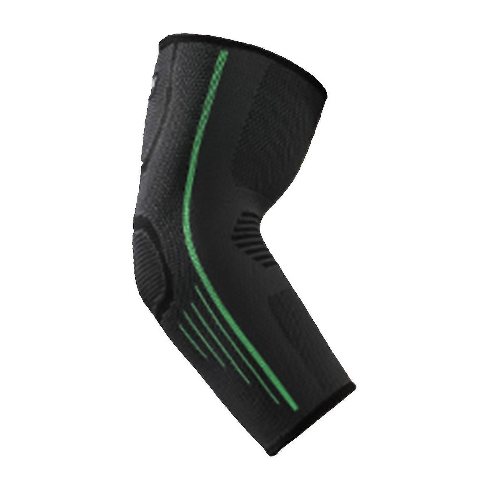 Kaesi 1Pc Elbow Sleeve Elastic Breathable Nylon Fitness Elbow Brace Compression Support Sleeve for Workout