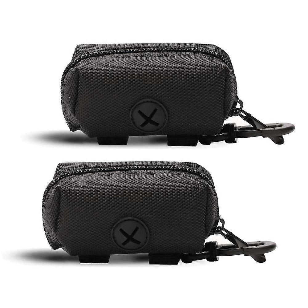 2 件装时尚垃圾袋分配器，宠物狗垃圾袋分配器，狗便便袋支架