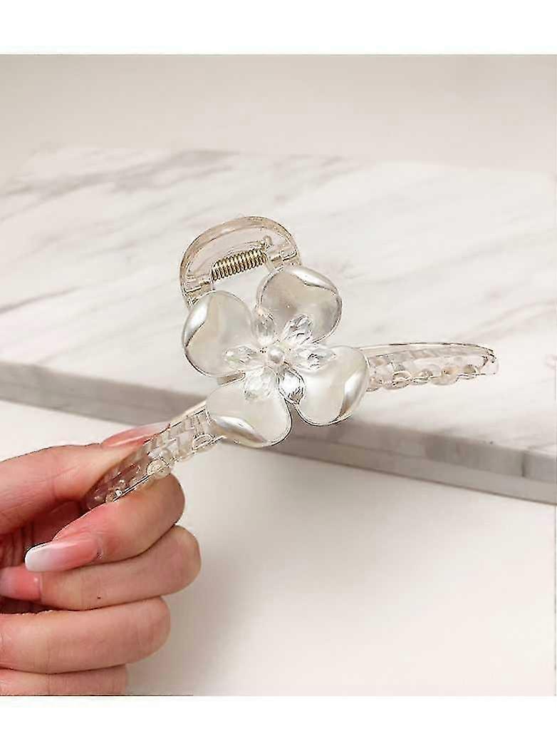 Back Head Flower Transparent Elegant New Trendy