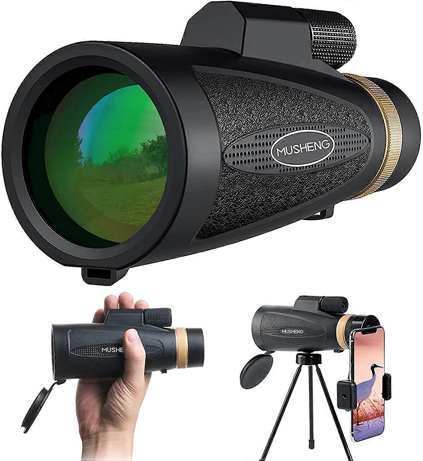 Telescopio Monocular 12X50 Monocular de Alta Definición