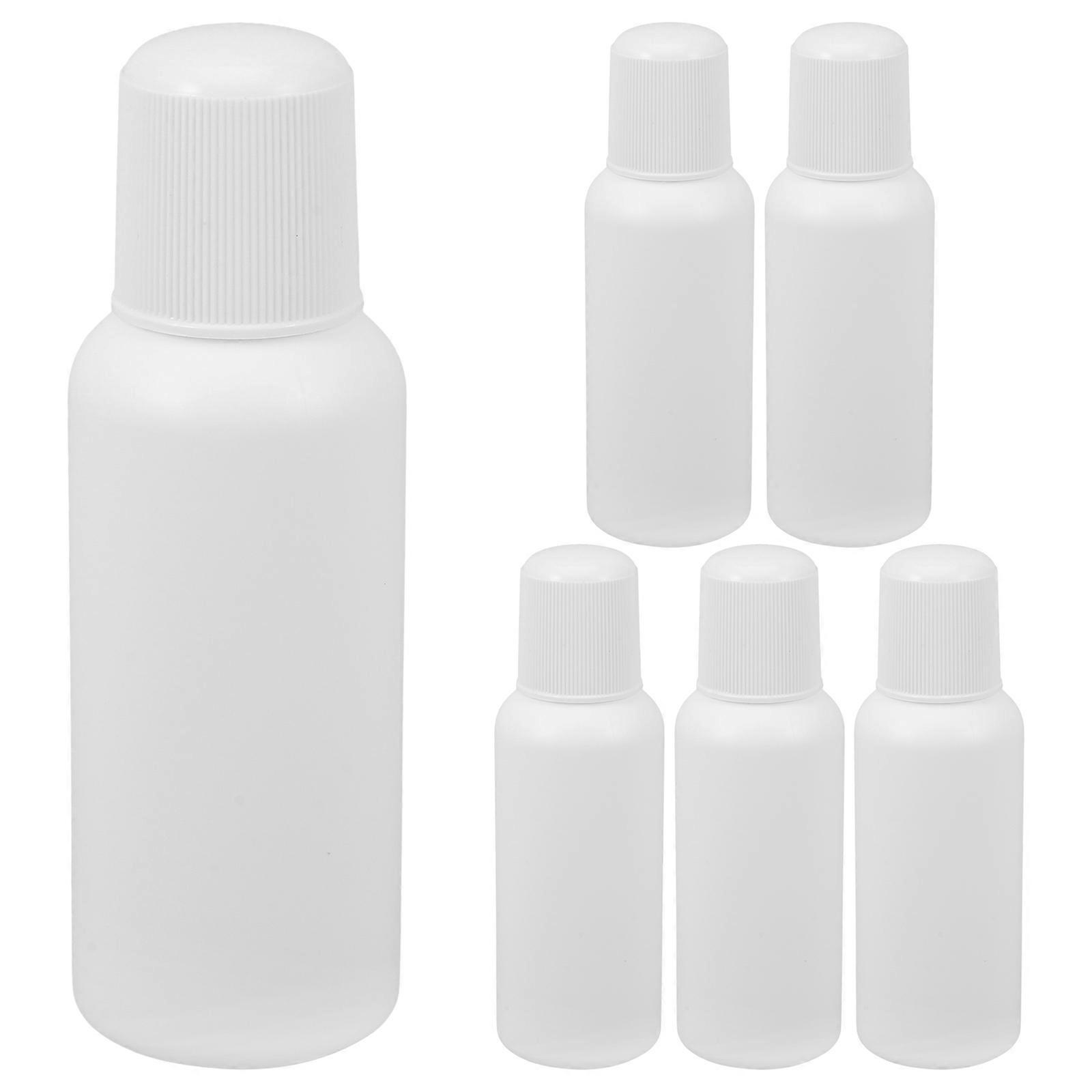 6Pcs Sponge Head Applicator Bottles Liquid Bottle Reusable Sponge Applicator Bottle Empty Container 100ml