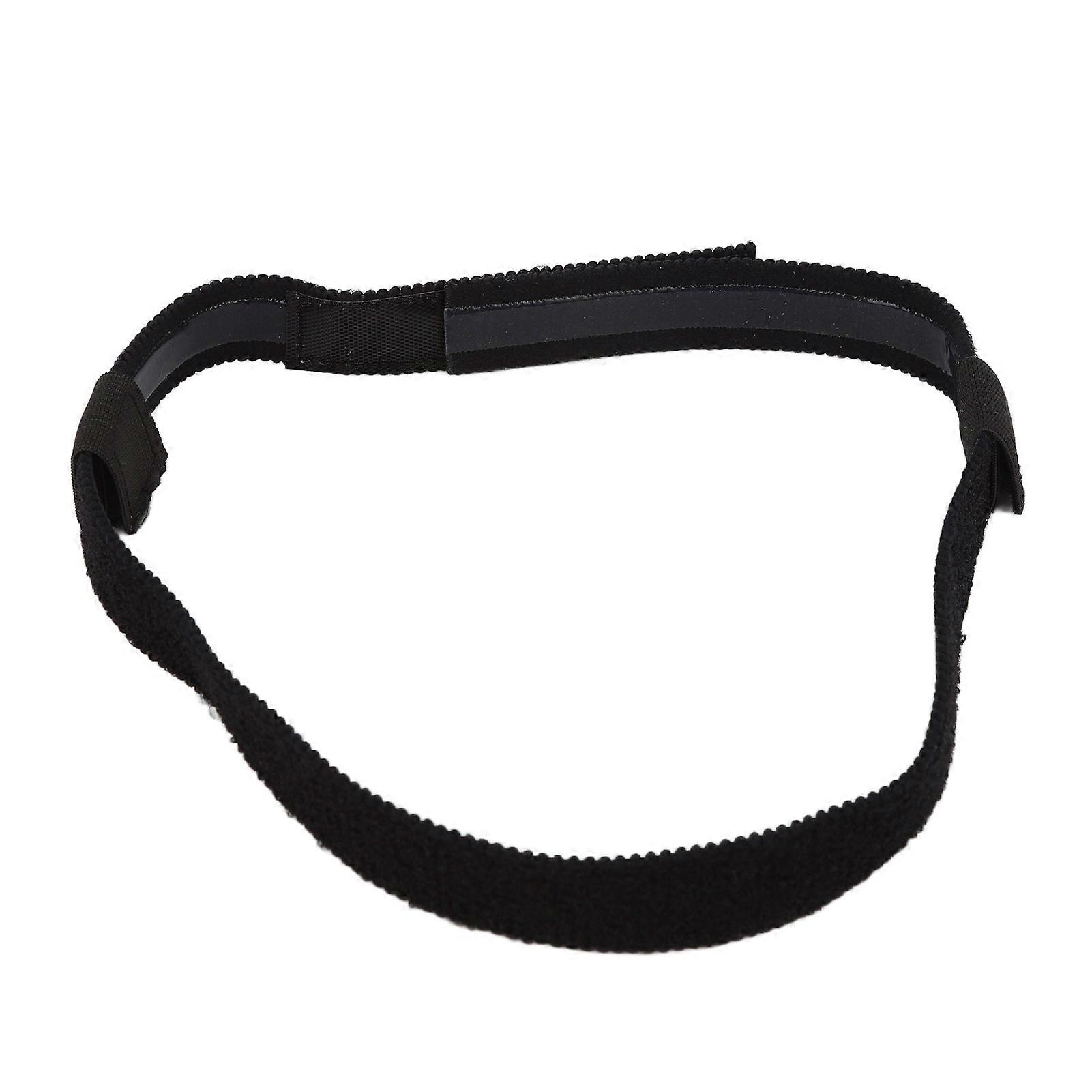 Nasal Cannula Headband Silicone Lining Stretch Adjustable Prevent Ear Soreness Ear Protector Cannula Holder Black