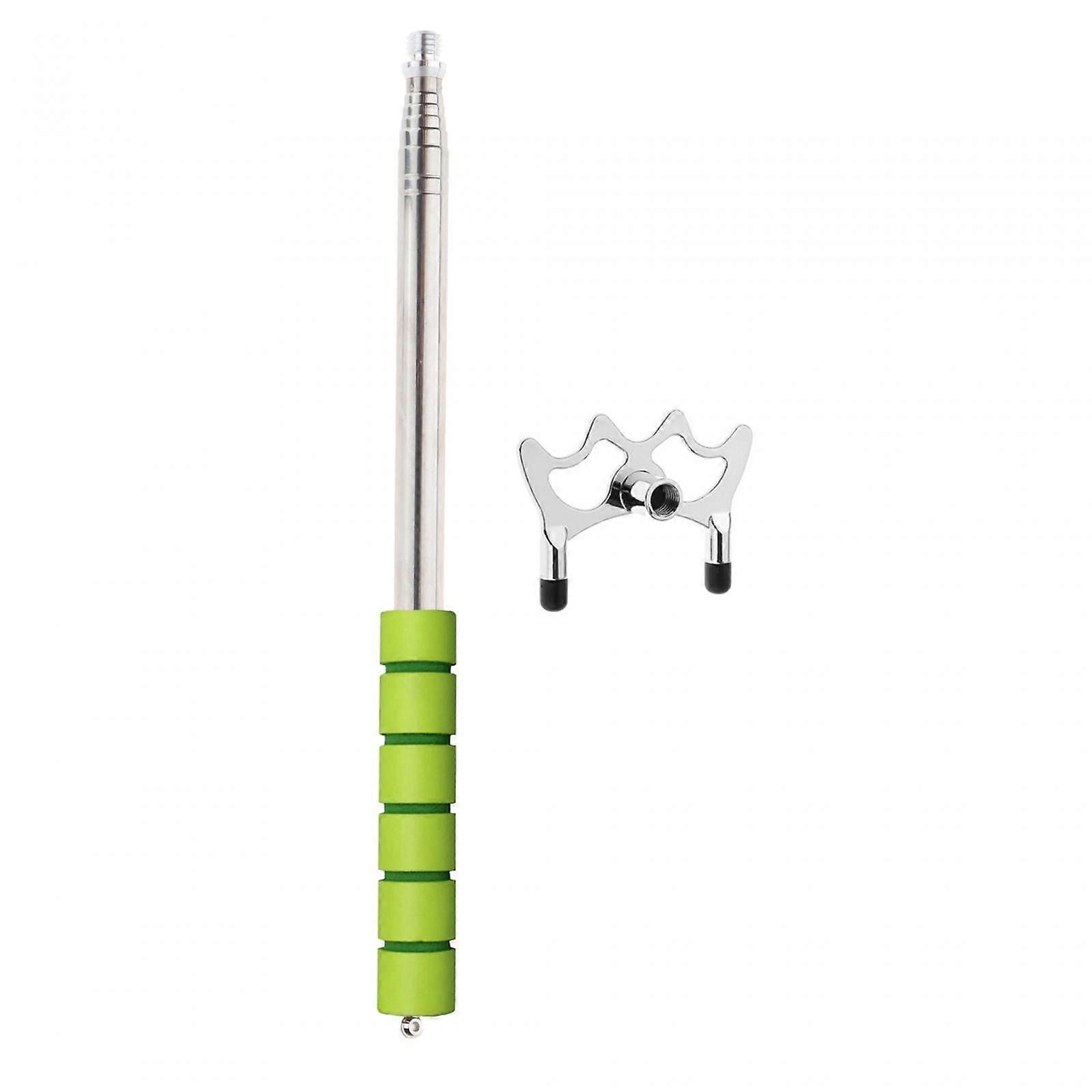 Retractable Pool Bridge Cue Stick with Bridge Head for Training Playing Low Head