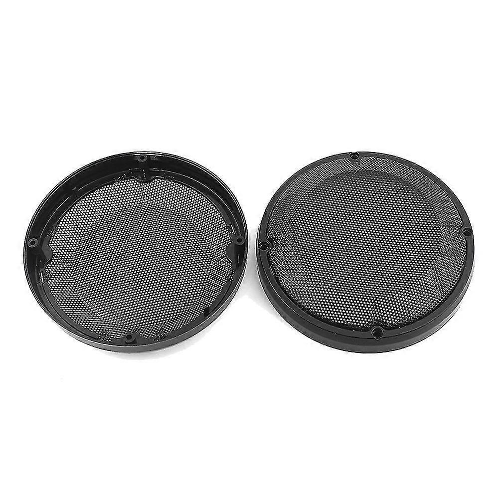 6.5inch moto posteriore tour Pak altoparlante Trim Mesh Cover nero per Touring Road King Street Glide