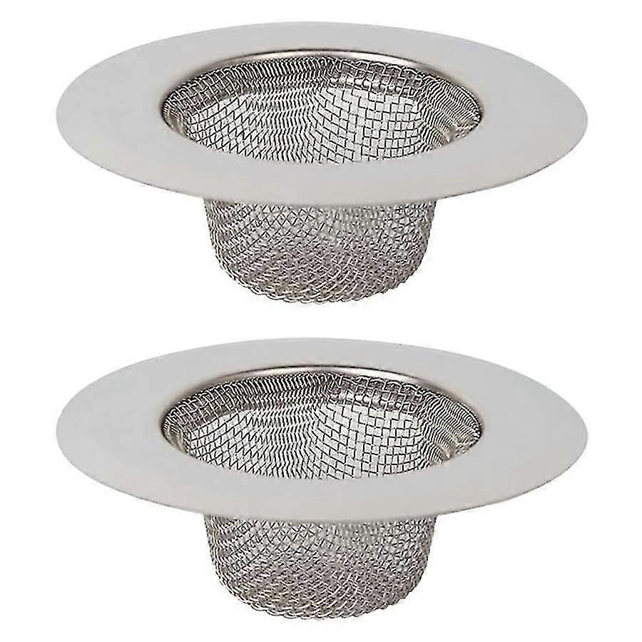 2 Pieces Kitchen Sink Filter Stainless Steel