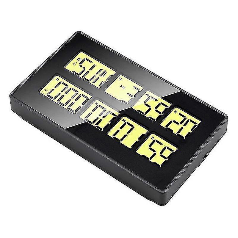 Black Game Timers 1pc Useful Kitchen Timer Digital Countdown Timer Baking Cooking Tim