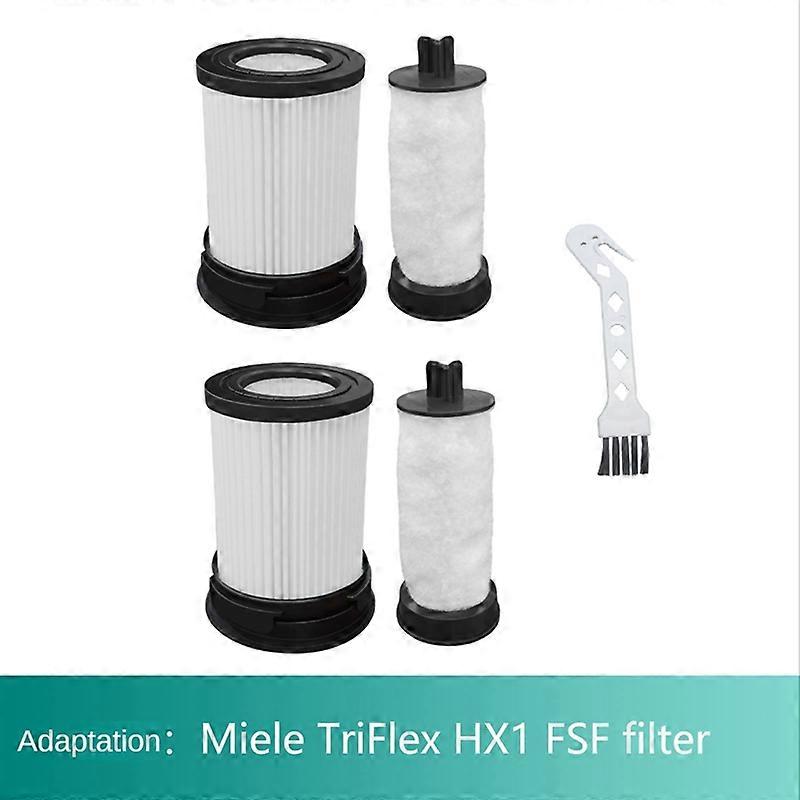 2Pcs Φίλτρο Για Miele Triflex HX1 FSF 11385020 9178017731 Καθαριστικό Ανταλλακτικό Φίλτρο Καθαρισμού