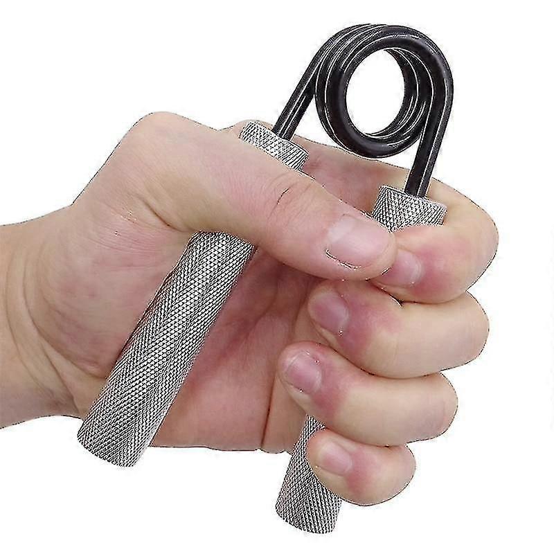 100 Lb Grip Strengthener Heavy Grip Trainer (Silver