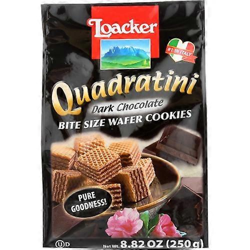 Loacker Wafer Qudrtni Drk Choc 250G ,8.82 Oz(Case Of 6)