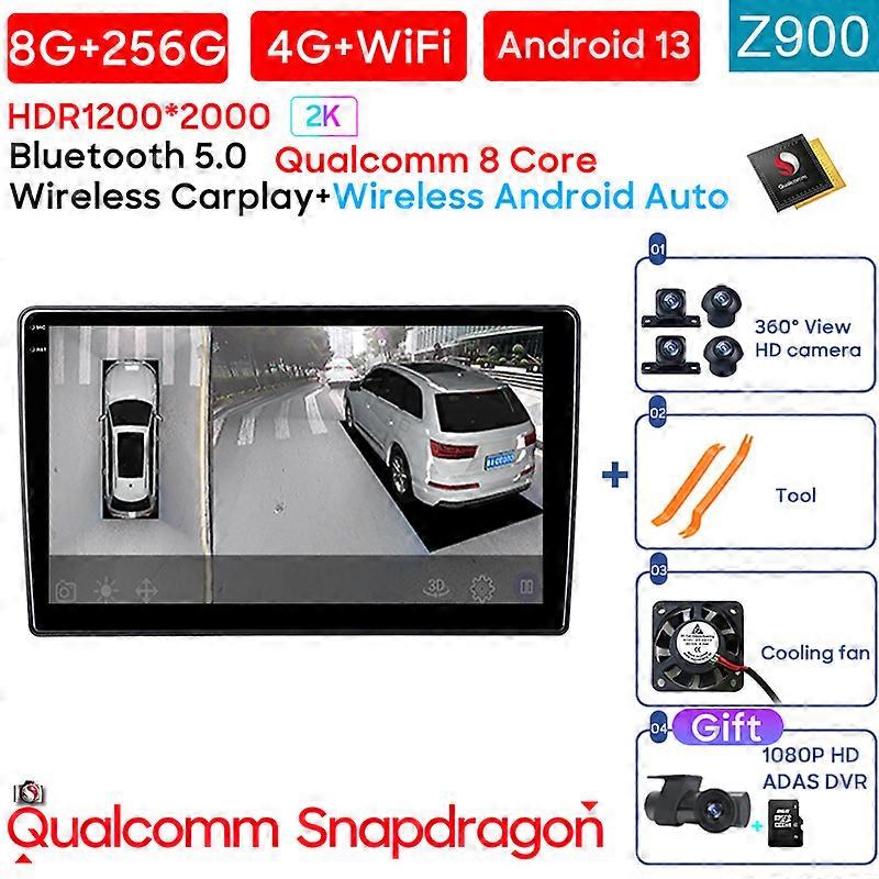 Qualcomm Für Citroen C3-XR 2019 - 2020 Android Auto Autoradio Multimedia Video Player GPS Navigation Carplay Rückfahrkamera 5G Wifi