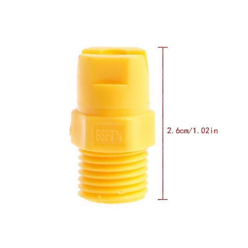 Flat Fan Spray Nozzle Plastic Industry Reduce Temperature Spraying Tool