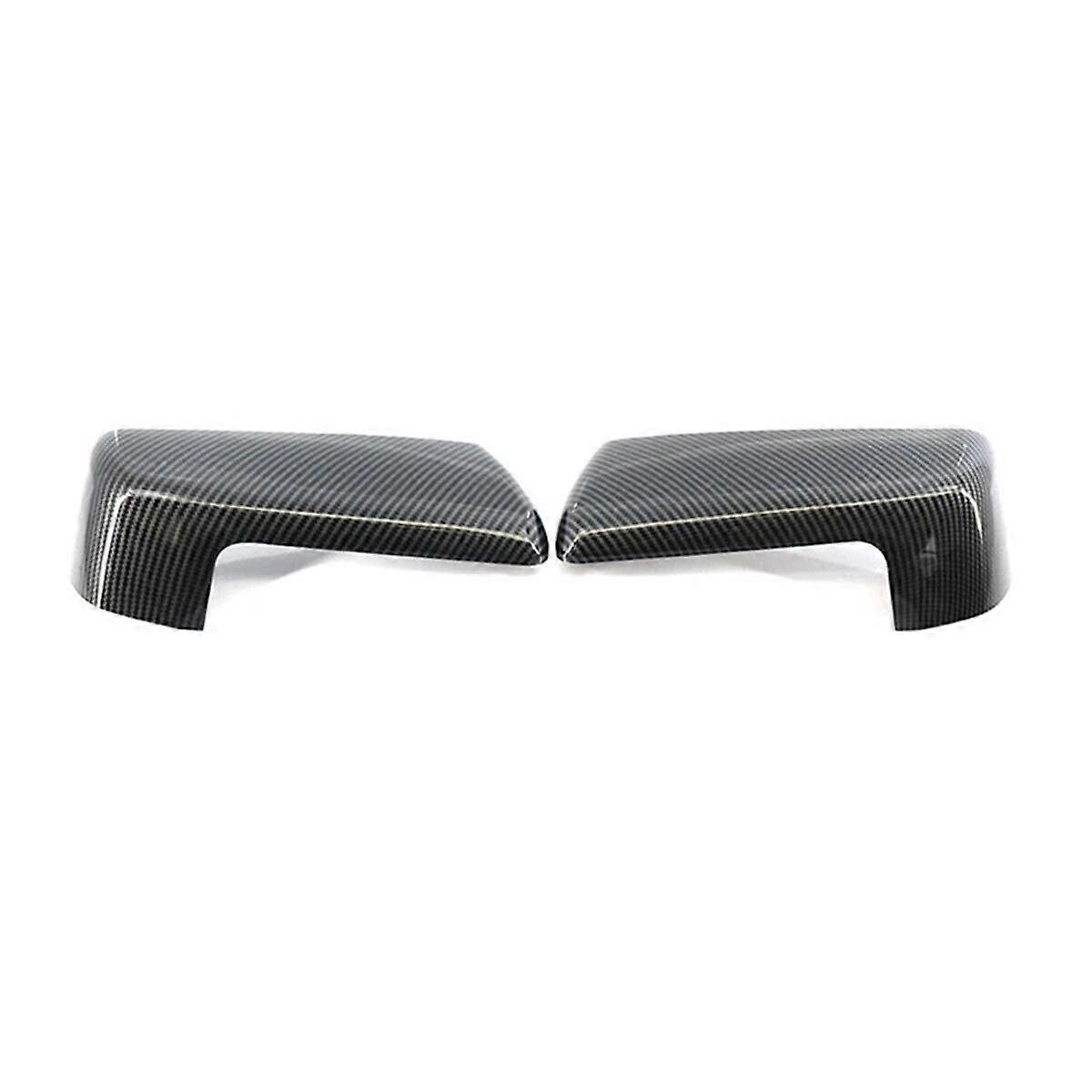 Car Conversion Glossy Black Rear View Mirror Covers Tape-On for 1500 2019-2023 94469253 84469252