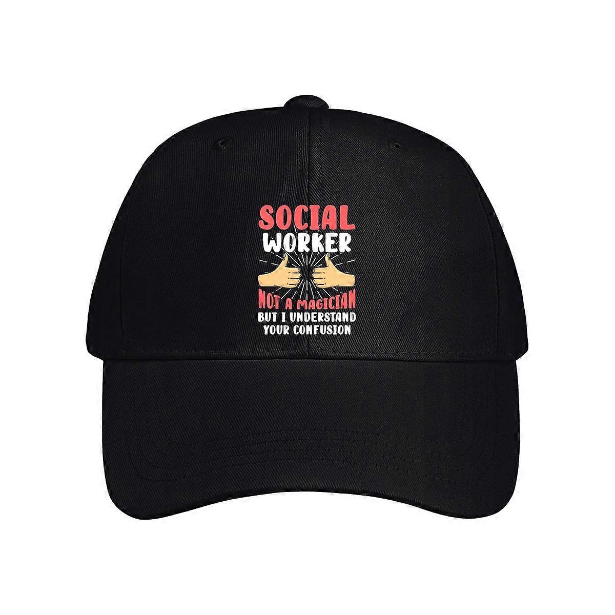 Social Worker Not A Magician Baseball Cap