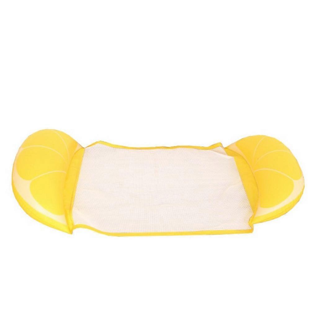 Lemon Inflatable Float Hammock Portable Water Suntan Floating Bed