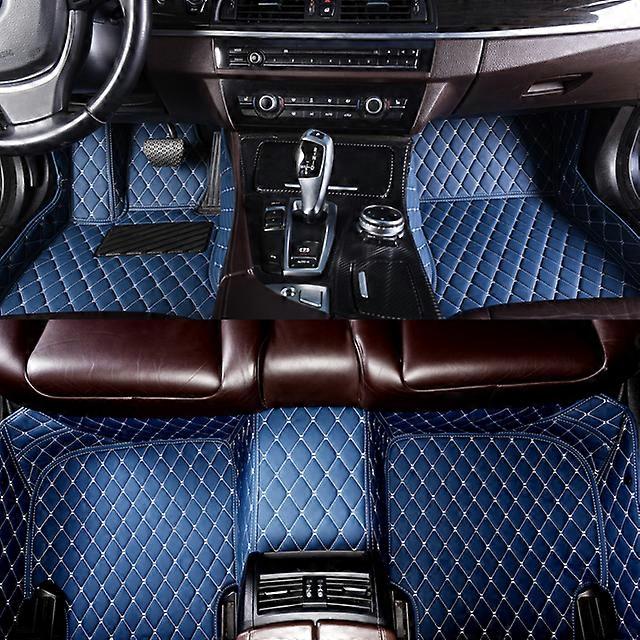 שטיחוני רצפה לרכב לריינג' רובר ספורט 2014-2021 דרופשיפינג סנטר אביזרי פנים 100% עור מתאים שטיחים כריות רגליים