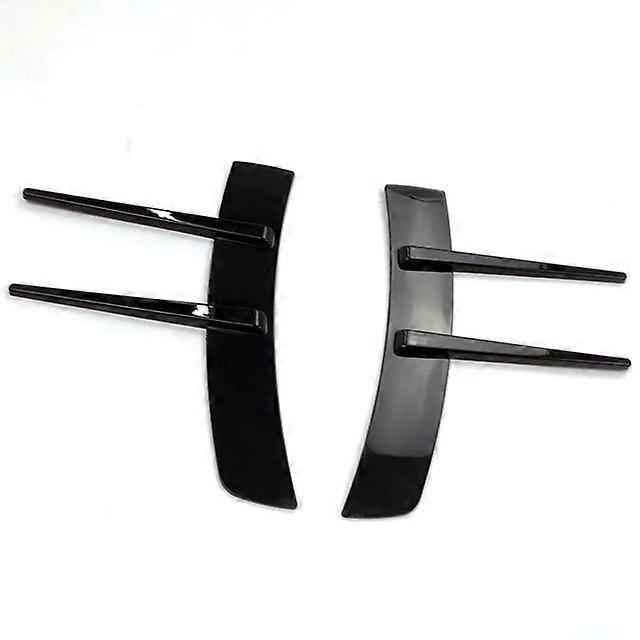 2Pcs Front Bumpers Lip for Benz A-Class A180 A200 A220 Air Vent Trim Spoiler Canards Splitter Car Styling Accessory