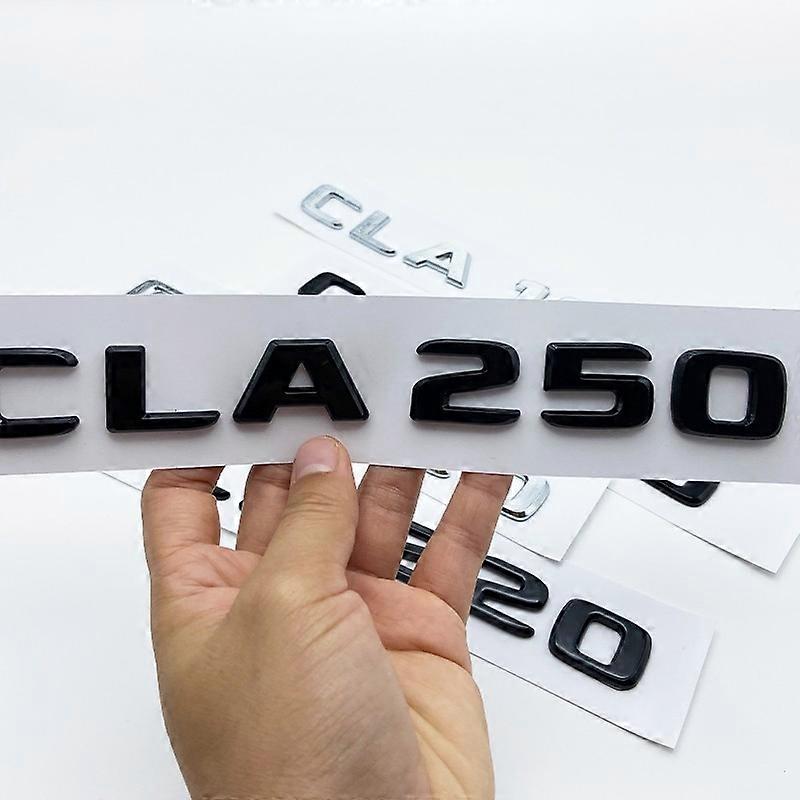 3D ABS Car Trunk Badge Letters E320 C220 ML 270 B C E CLK GLK 200 220 CDI CGI Emblem For Mercedes ML 320 CDI 4matic Accessories - 34