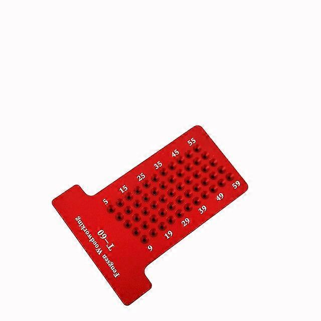 Precision Marking T-Ruler Aluminum Alloy Woodworking Scribe Marking Gauge Deluxe Crossed-out Hole Scribing Ruler Measuring Tools Motorcycle Knee & Sh