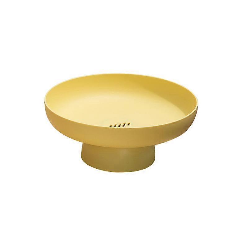 Fruit Bowl Multifunctional Drain Fruit Snack Cake Storage Rack for Living Room Dining Table
