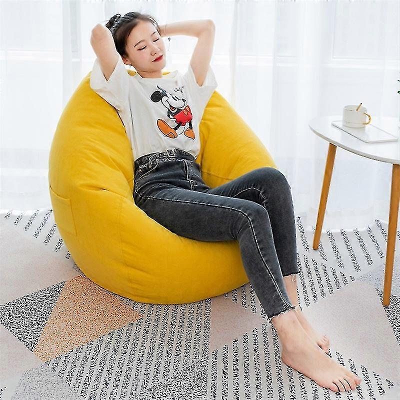120*130 Cm Sofa Bean Bag Cloth Cover No Er Removable Washable Cover Sofa Cover-9 S