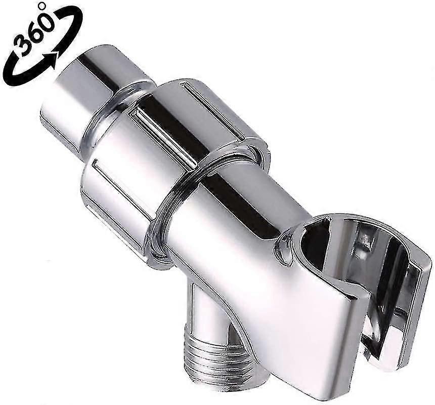 Adjustable Shower Arm Bracket - With Universal Wall Hook Bracket And Brass Pivot Ball, Shower Head Bracket